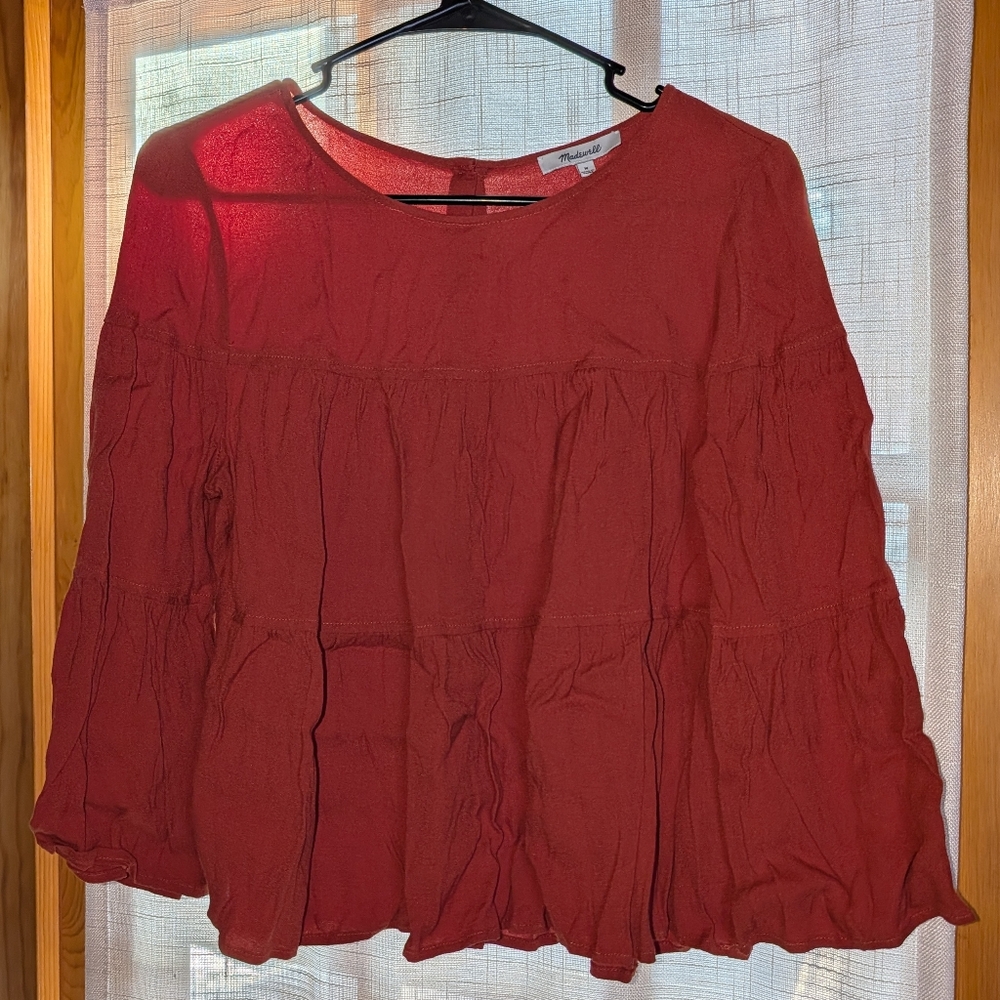 Madewell Button Back Blouse